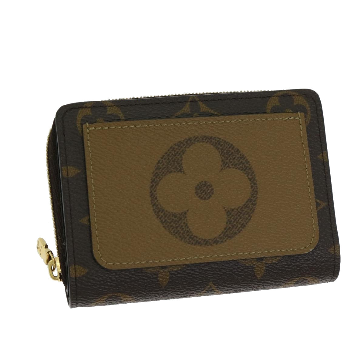 LOUIS VUITTON Monogram Reverse Portefeuille Lou Wallet M81461 LV 65228SA