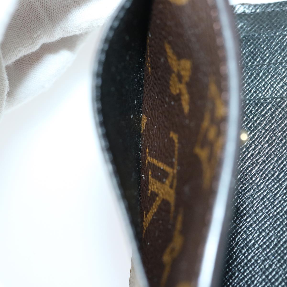LOUIS VUITTON Monogram Reverse Portefeuille Lou Wallet M81461 LV 65228SA