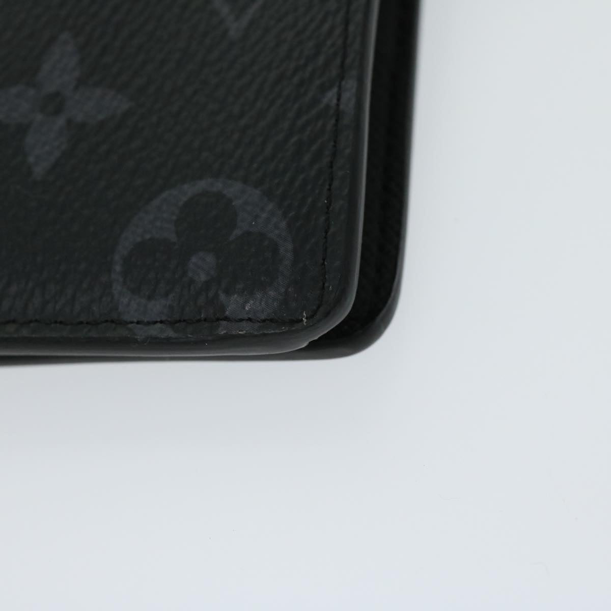 LOUIS VUITTON Monogram Eclipse Portefeuille Braza Wallet M61697 LV 65230SA