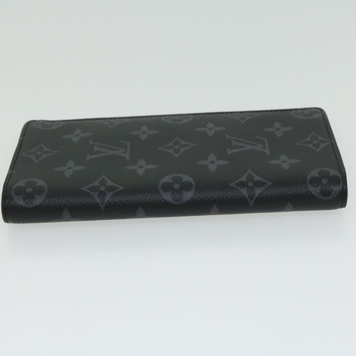 LOUIS VUITTON Monogram Eclipse Portefeuille Braza Wallet M61697 LV 65230SA