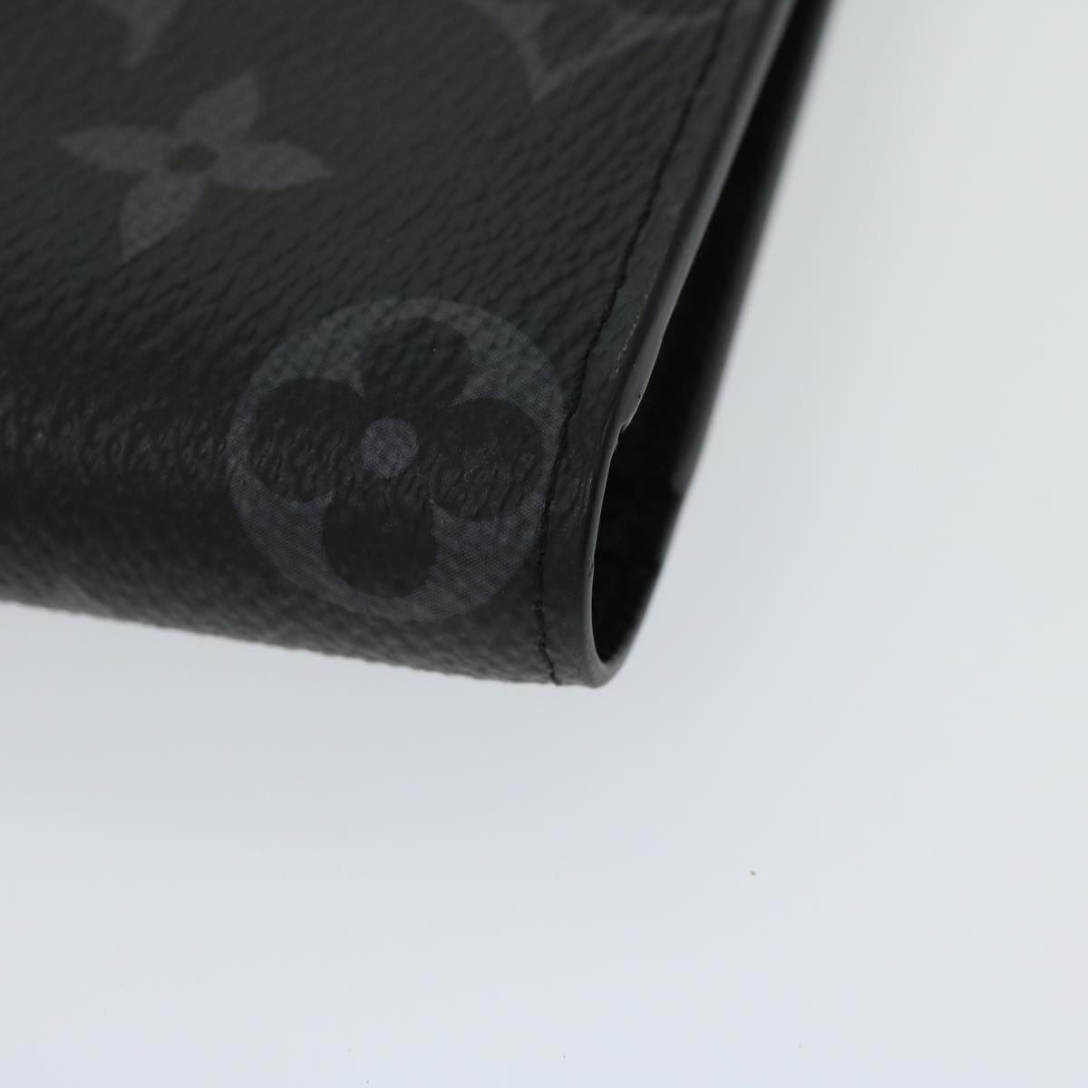 LOUIS VUITTON Monogram Eclipse Portefeuille Braza Wallet M61697 LV 65230SA