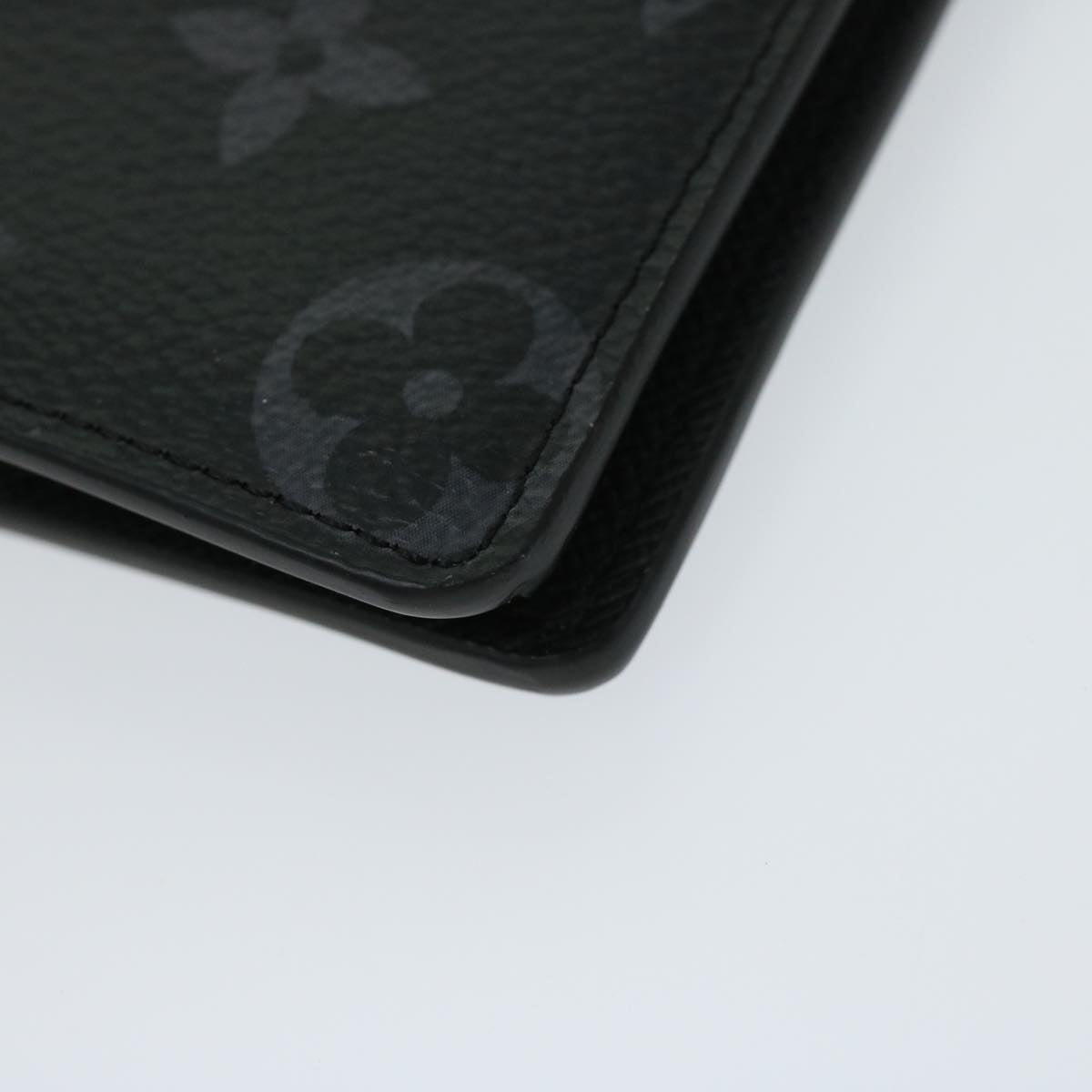 LOUIS VUITTON Monogram Eclipse Portefeuille Braza Wallet M61697 LV 65230SA
