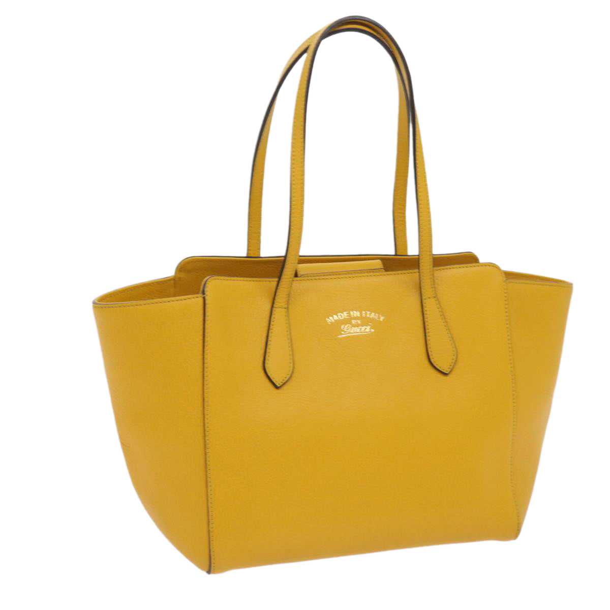 GUCCI Shoulder Bag Leather Yellow 354408  65266