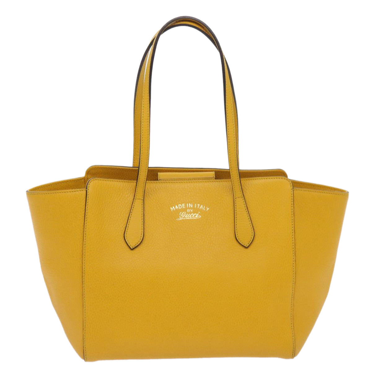 GUCCI Shoulder Bag Leather Yellow 354408  65266