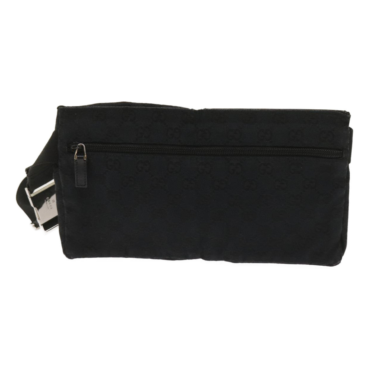 GUCCI GG Canvas Waist bag Black 018 1621  65296