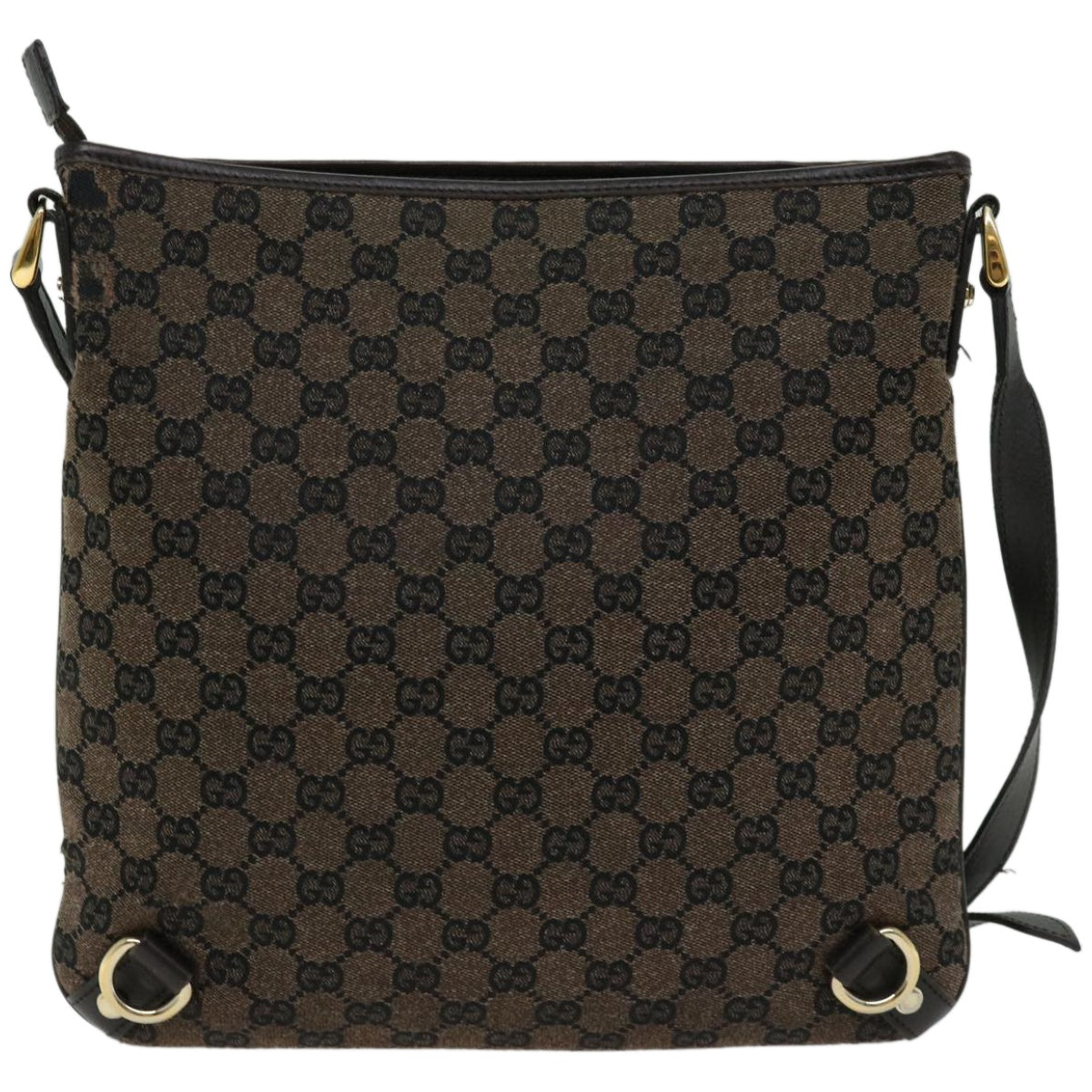 GUCCI GG Canvas Shoulder Bag outlet Brown  65357