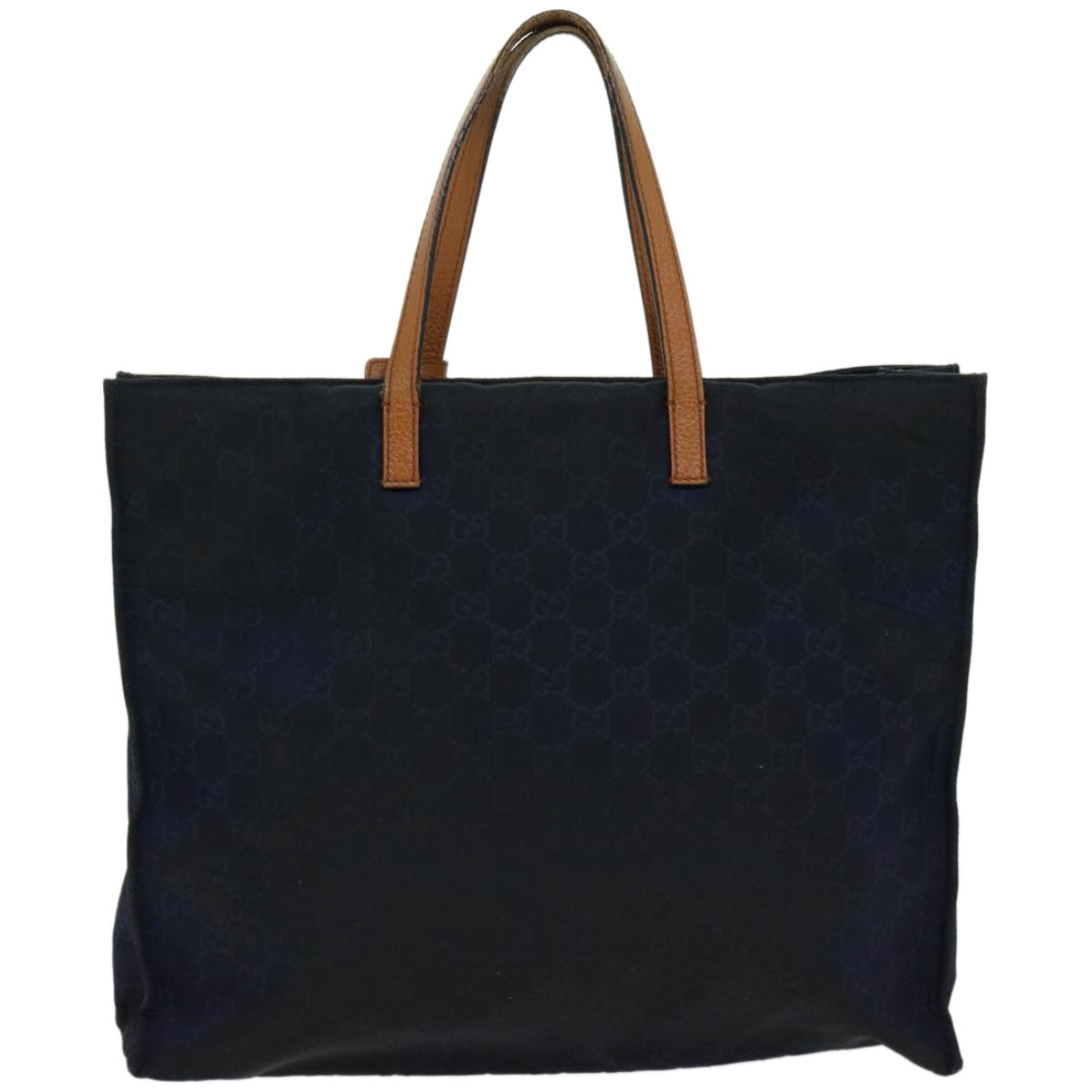 GUCCI GG Canvas Tote Bag Nylon outlet Navy  65390