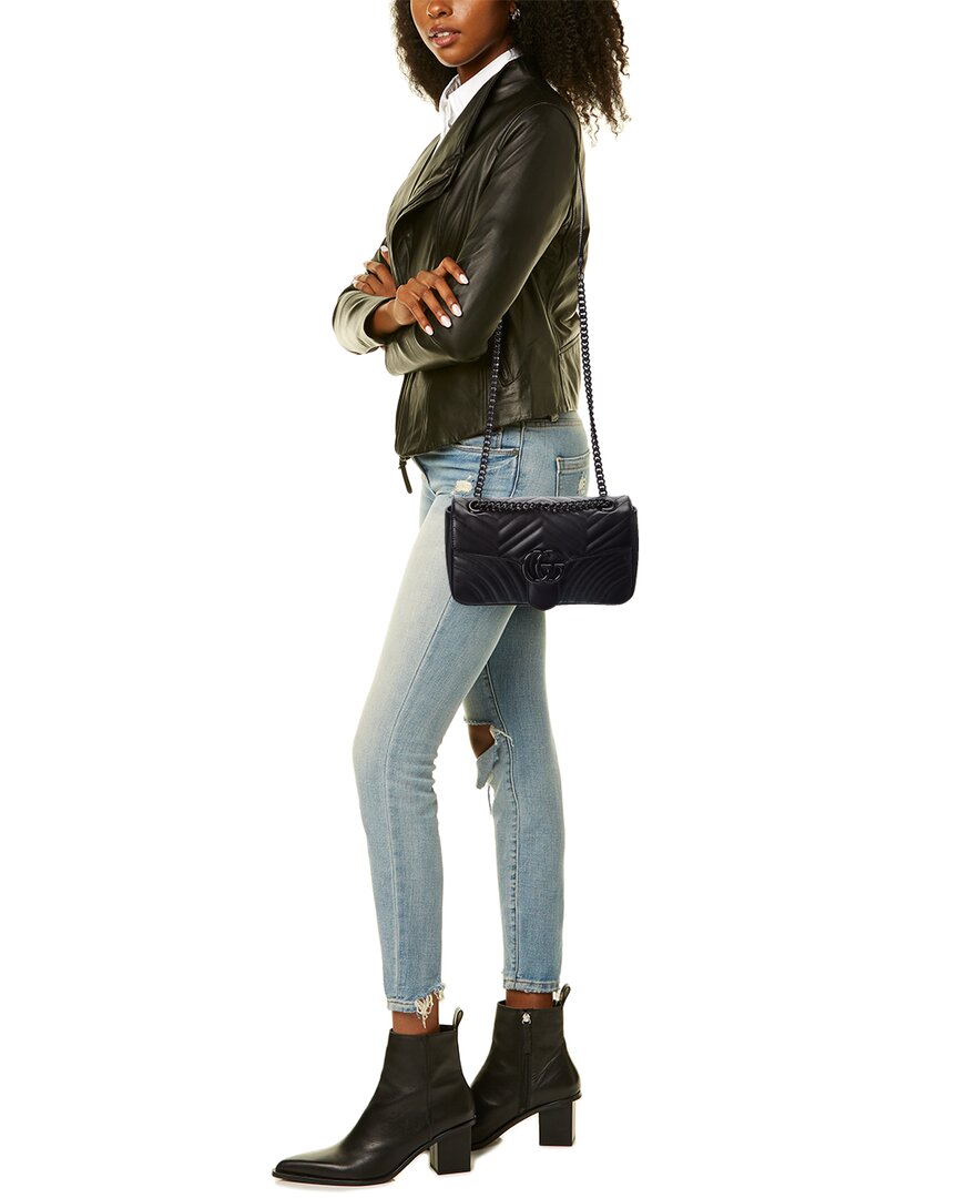 Gucci GG Marmont Small Leather Shoulder Bag