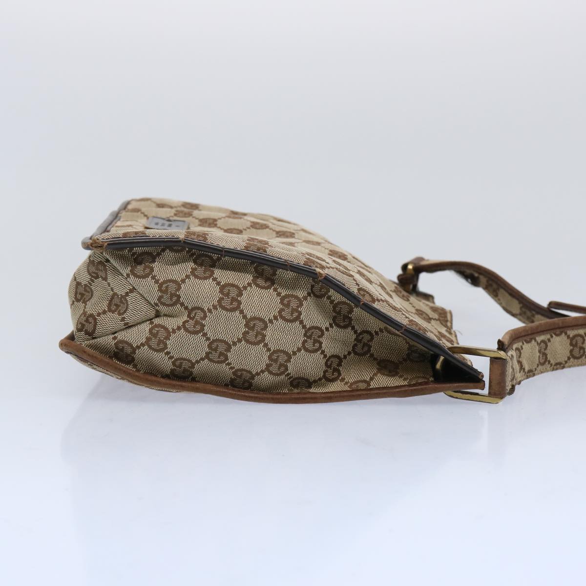 GUCCI GG Canvas Shoulder Bag Beige 91762  65502