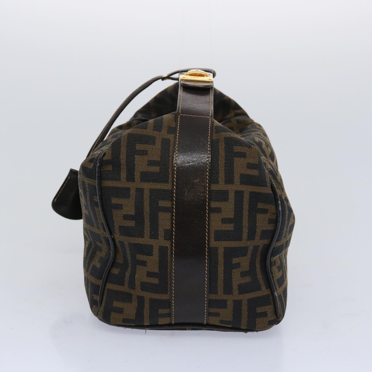 Luxury FendiZucca Canvas Vanity Cosmetic Pouch Brown Black65535