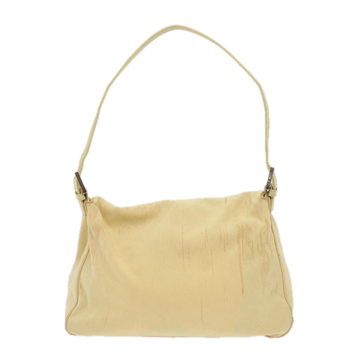 Luxury FendiMamma Baguette Shoulder Bag Nylon Yellow65559