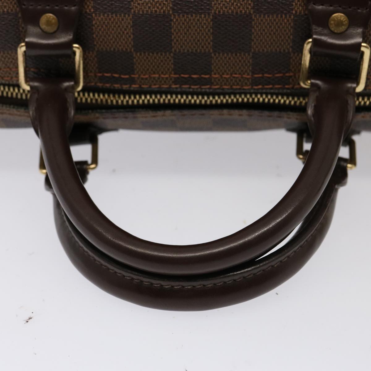 LOUIS VUITTON Damier Ebene Speedy 30 Hand Bag N41364 LV 65683
