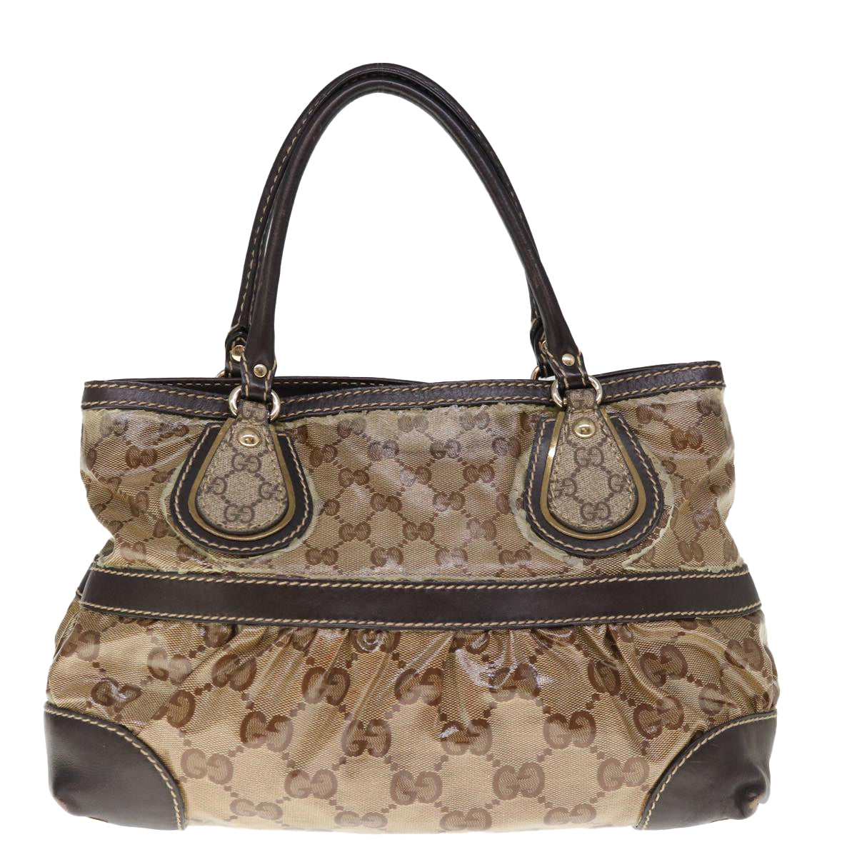 GUCCI GG Crystal Tote Bag Beige 223964  65714