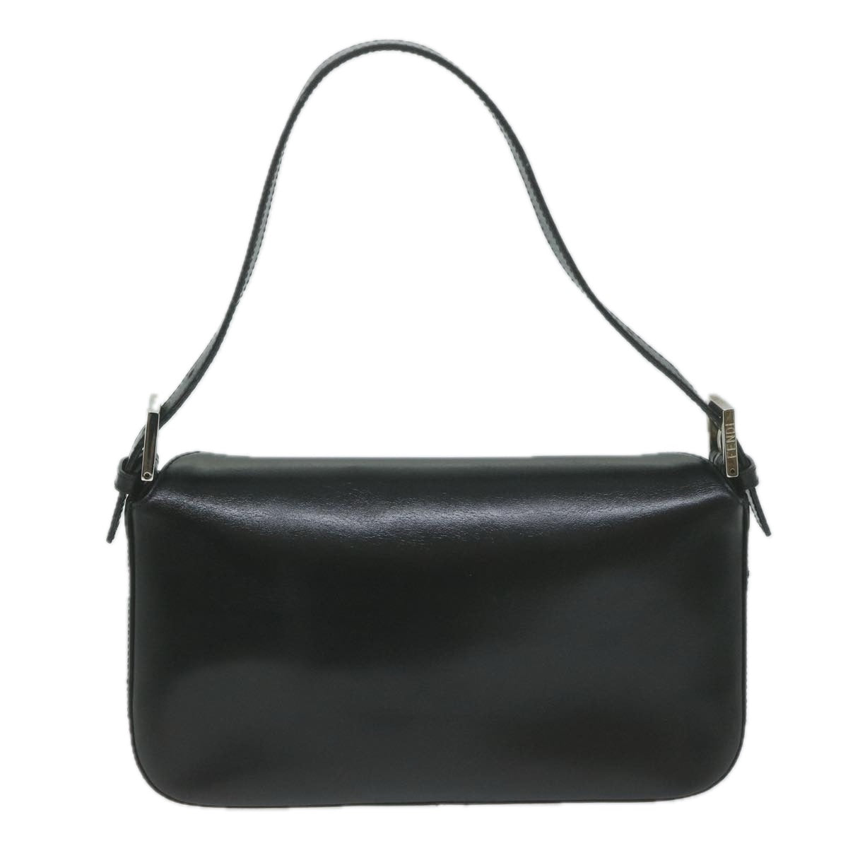 Luxury FendiMamma Baguette Shoulder Bag Leather Black65756