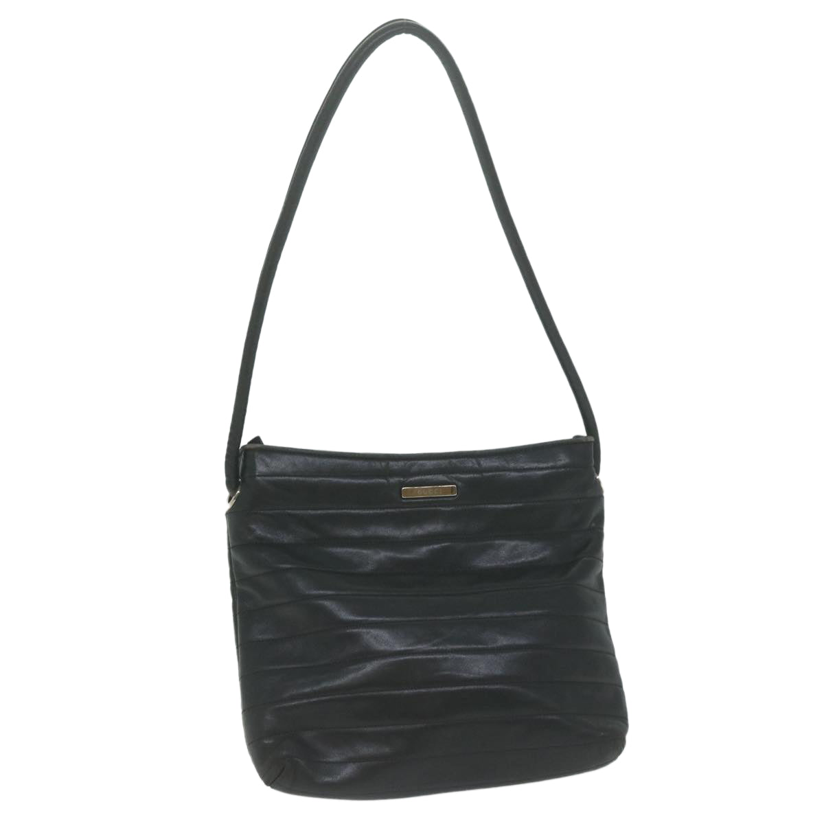 GUCCI Shoulder Bag Leather Black 001 2865  65766