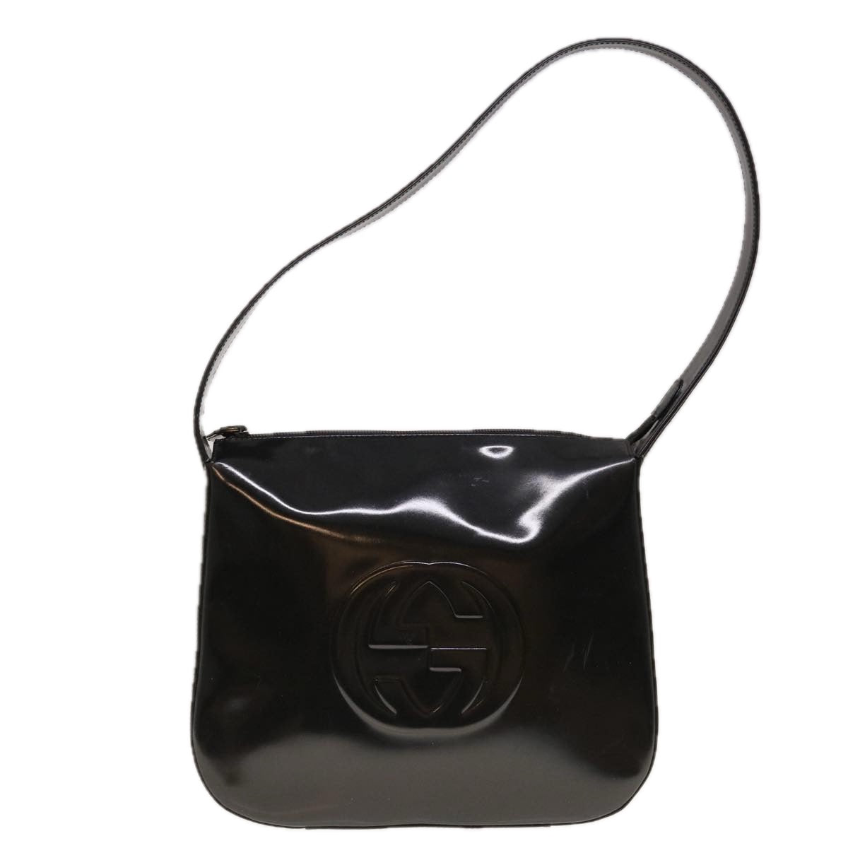 GUCCI Shoulder Bag Leather Black 001 1364  65833