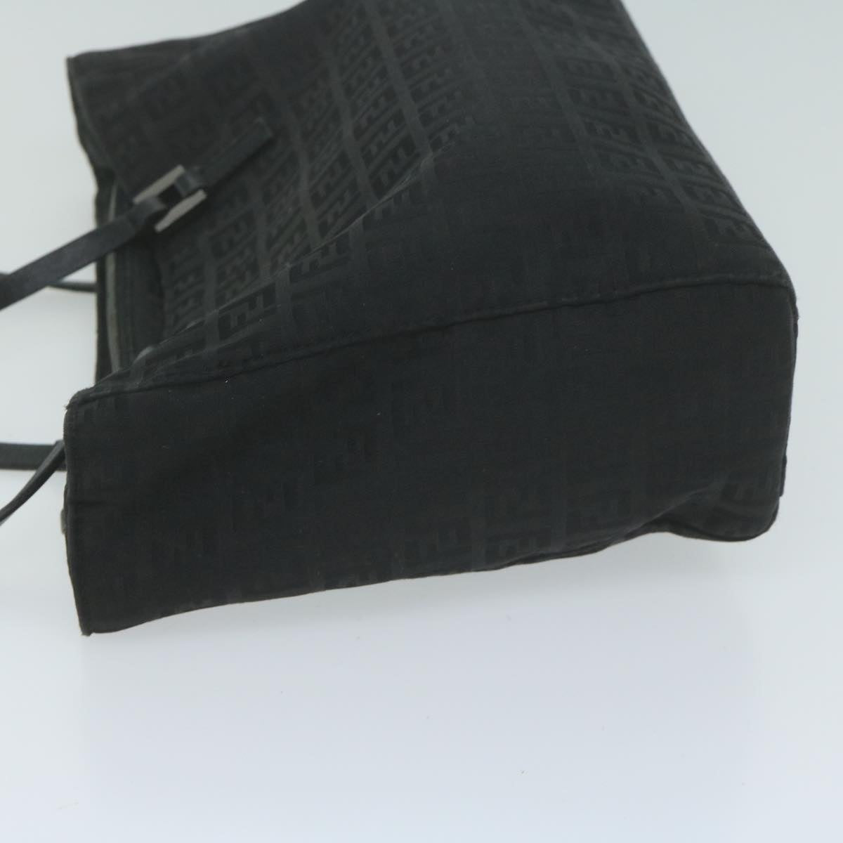 Luxury FendiZucchino Canvas Hand Bag Black 8BL02565922