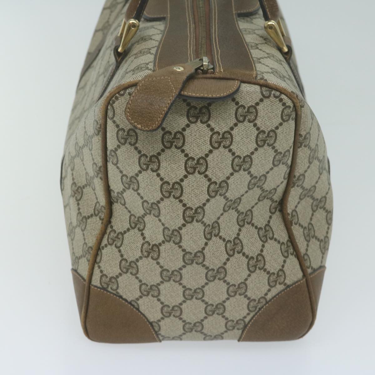 GUCCI GG Supreme Boston Bag PVC Beige  65927