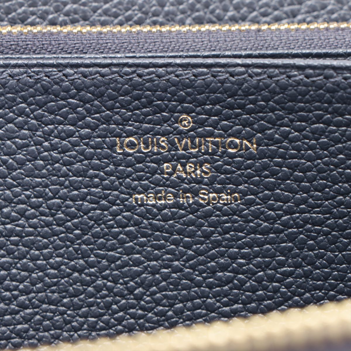 Louis Vuitton Monogram Amplant  Wallet M62121 Marine Round Zip Wallet