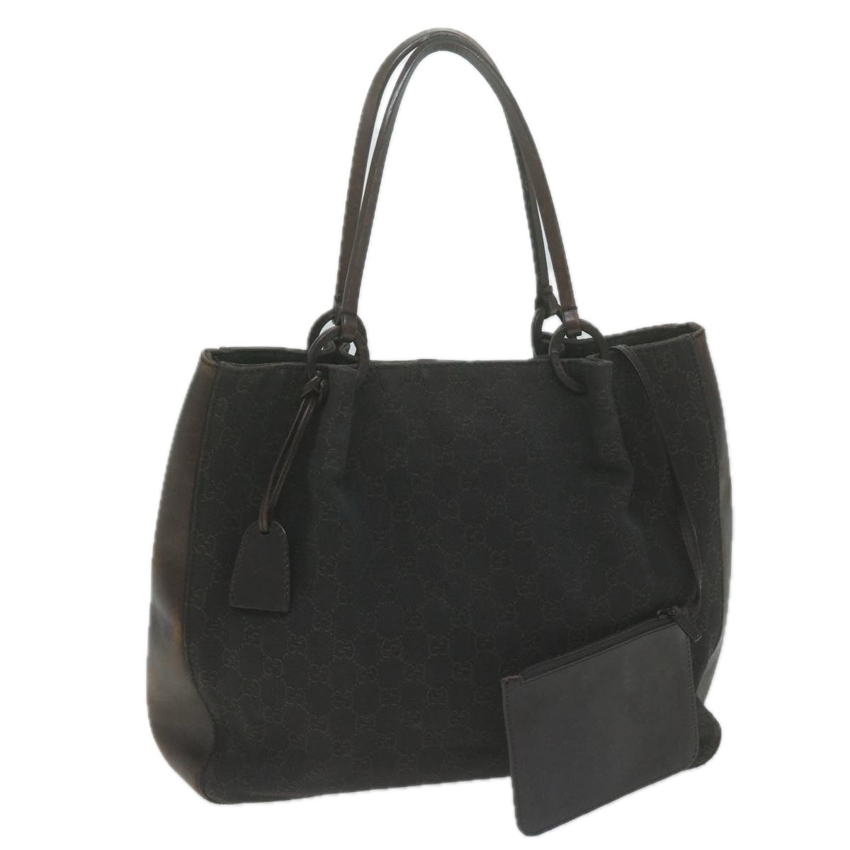 GUCCI GG Canvas Hand Bag Brown 101920  65958