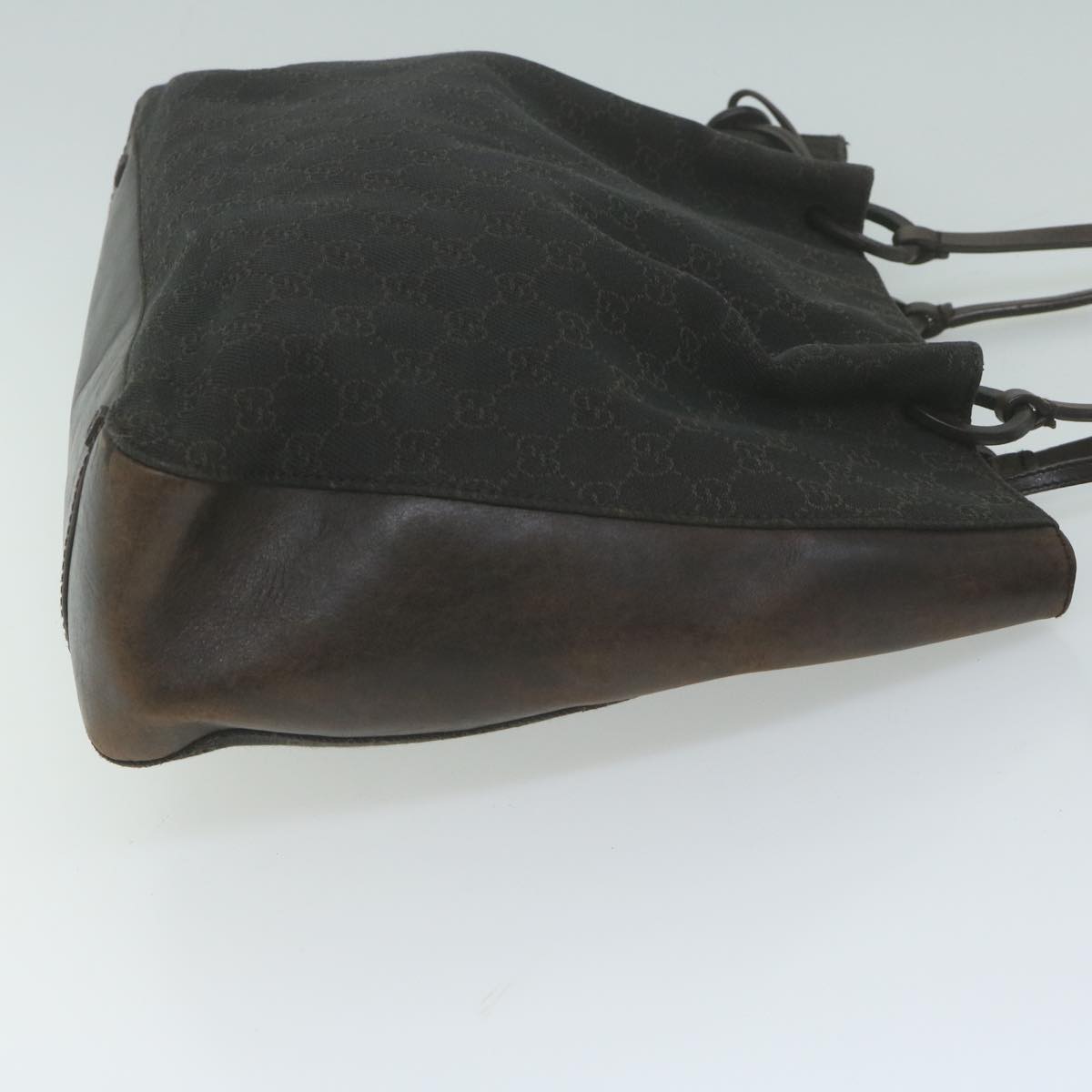 GUCCI GG Canvas Hand Bag Brown 101920  65958