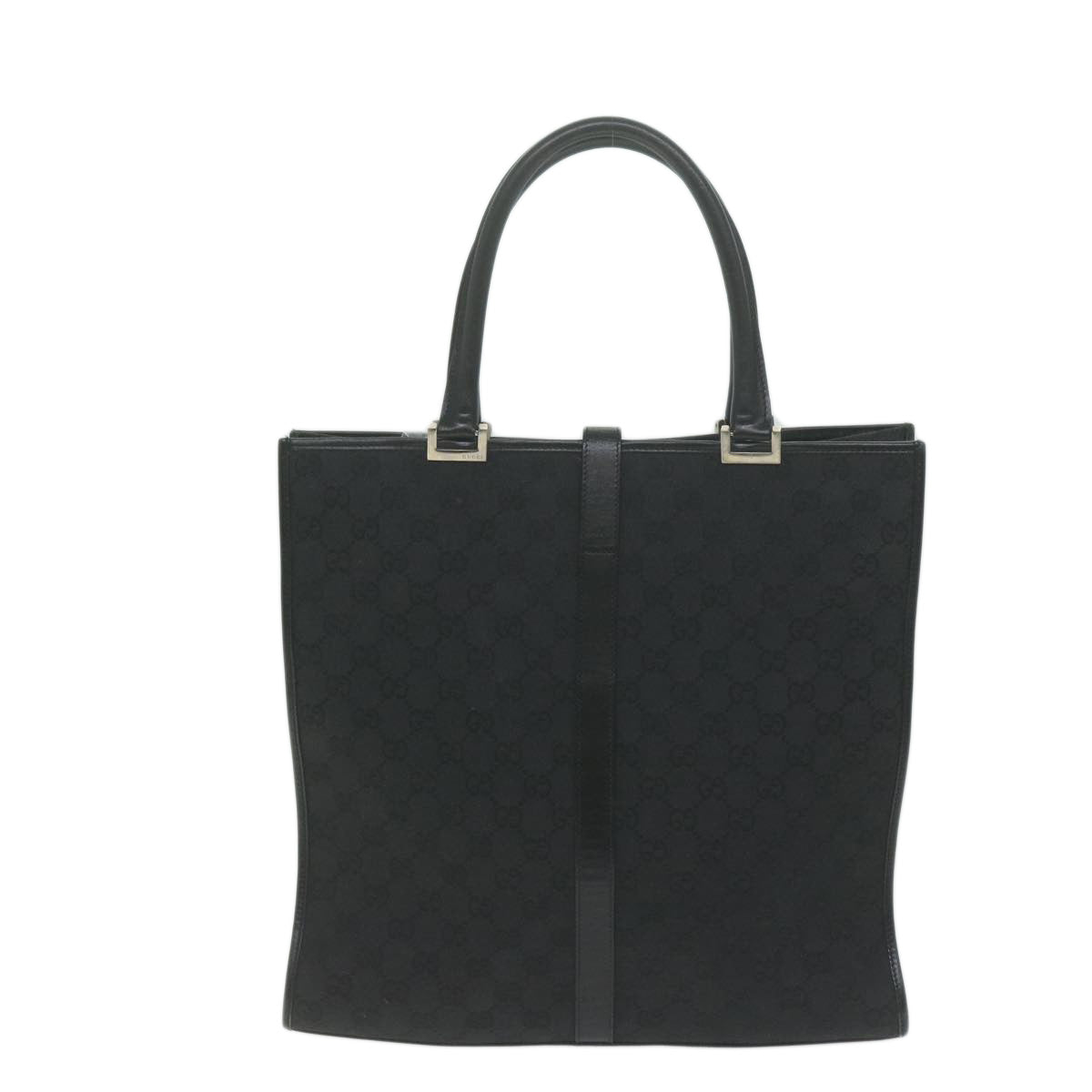 GUCCI Jackie GG Canvas Hand Bag Black 002 1064 1669  65997