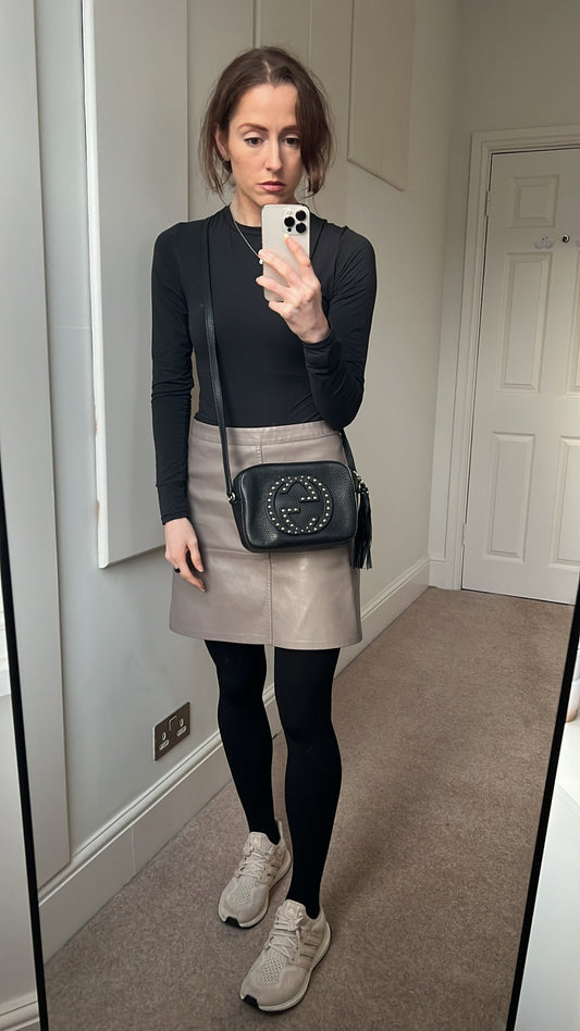 Luxury Gucci Trending 2025 Black Studded Soho Disco