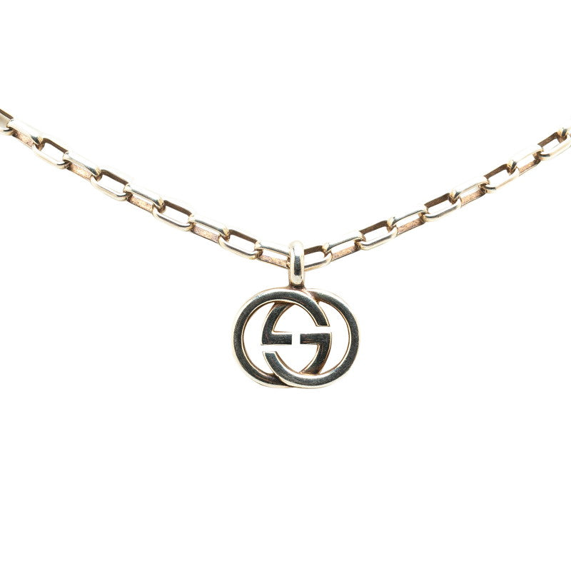 Gucci Interlocking G Silver Necklace