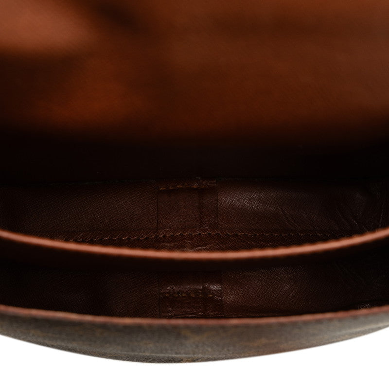 Louis Vuitton Monogram Cartesier 22 Slipper Shoulder Bag M51253 Brown PVC Leather  Louis Vuitton