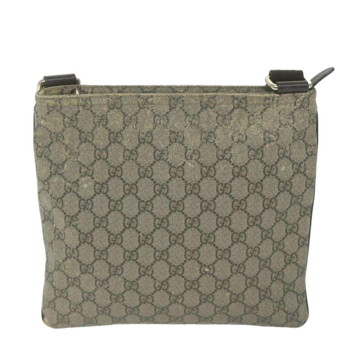GUCCI GG Supreme Shoulder Bag PVC Beige 295257  66024