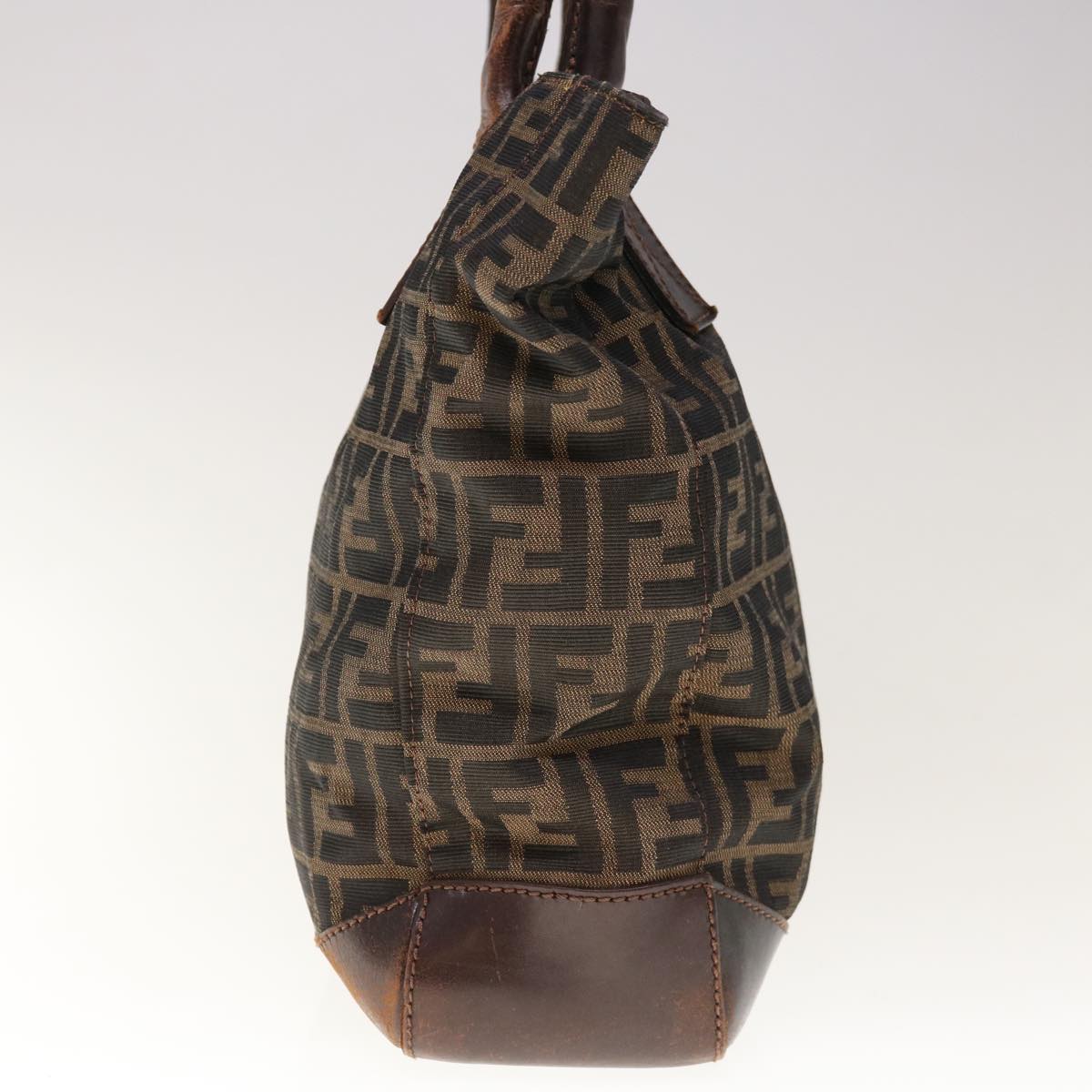 Luxury FendiZucca Canvas Tote Bag Brown66069