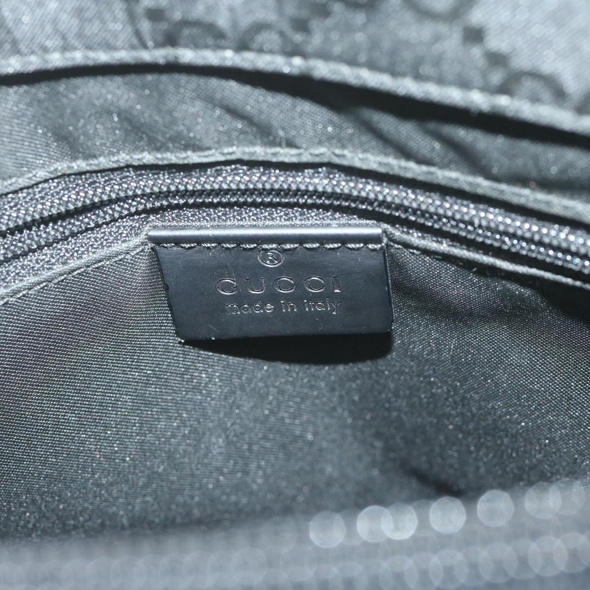 GUCCI Bamboo GG Canvas Hand Bag Black 002 1016  66078