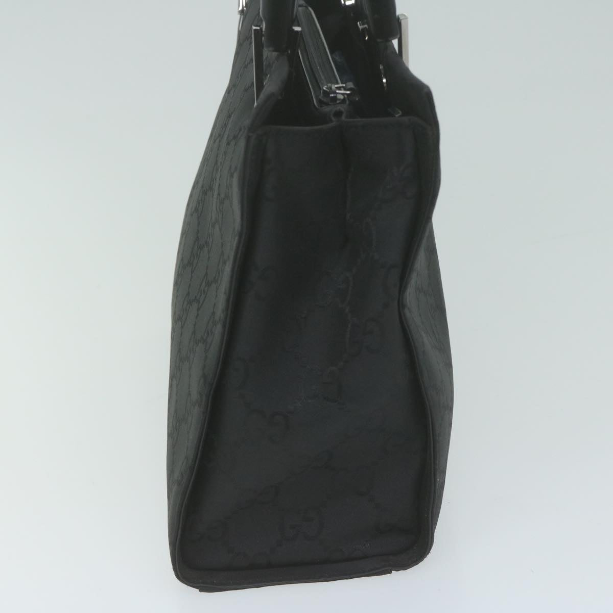 GUCCI Bamboo GG Canvas Hand Bag Black 002 1016  66078