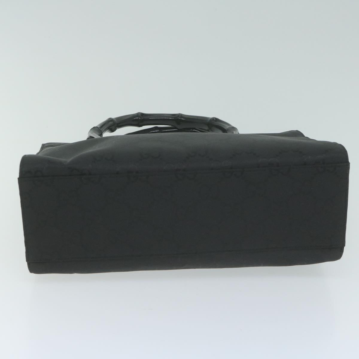 GUCCI Bamboo GG Canvas Hand Bag Black 002 1016  66078
