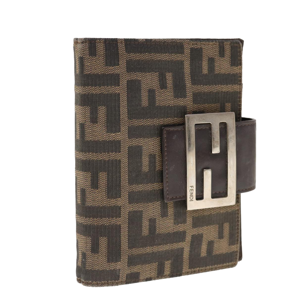 Luxury FendiZucca Canvas Day Planner Cover Brown66144
