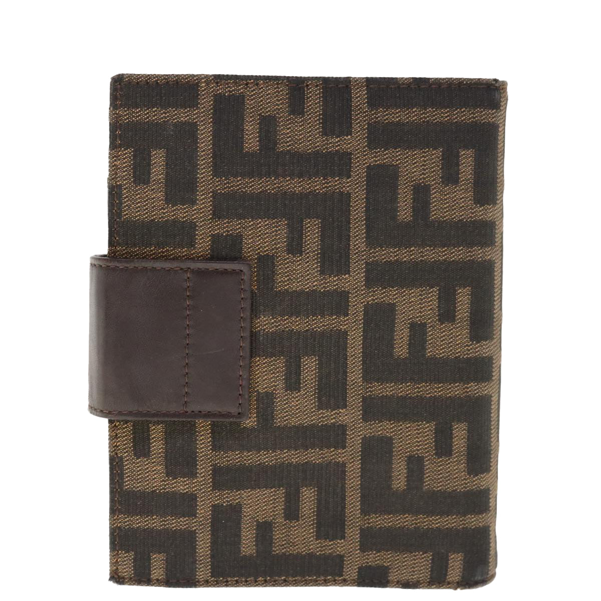 Luxury FendiZucca Canvas Day Planner Cover Brown66144