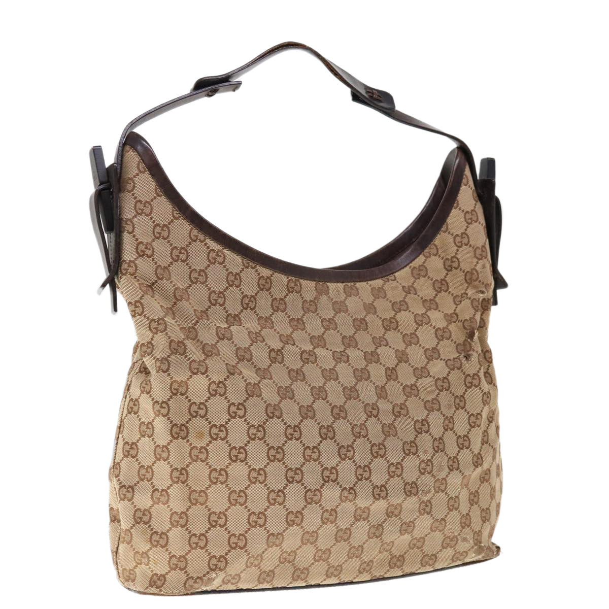 GUCCI GG Canvas Shoulder Bag Beige 106242  66149