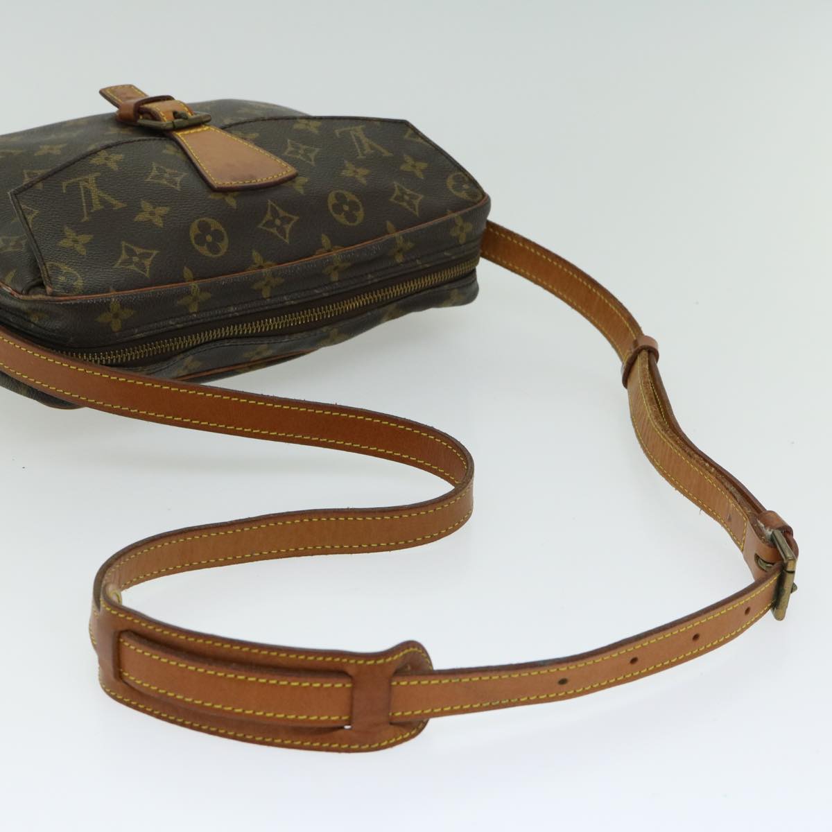 LOUIS VUITTON Monogram Jeune Fille GM Shoulder Bag M51225 LV 66176