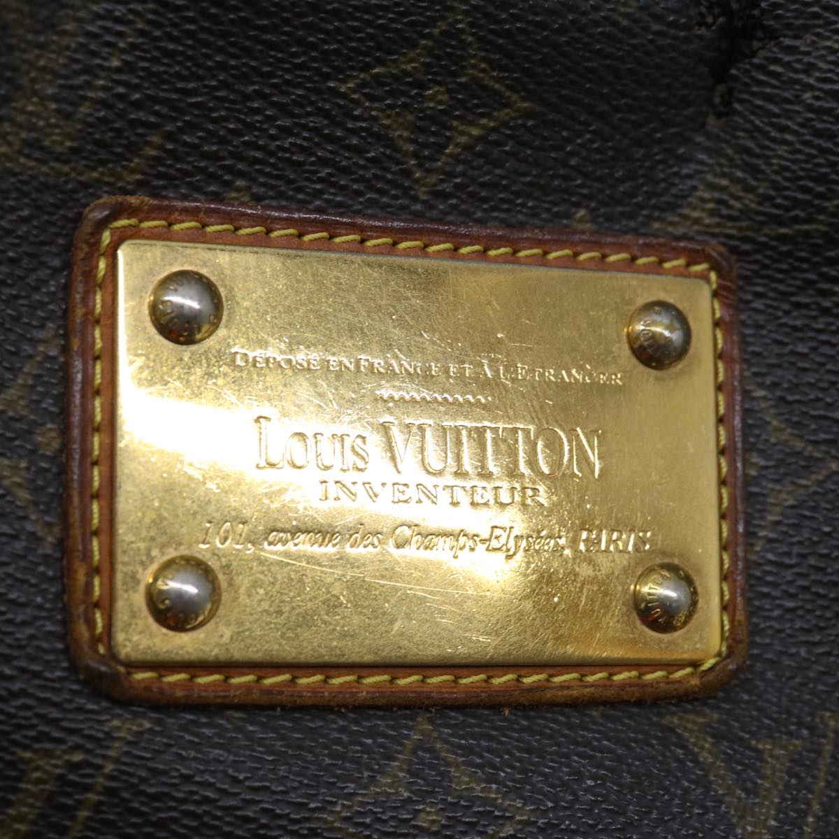 LOUIS VUITTON Monogram Galliera PM Shoulder Bag M56382 LV 66205