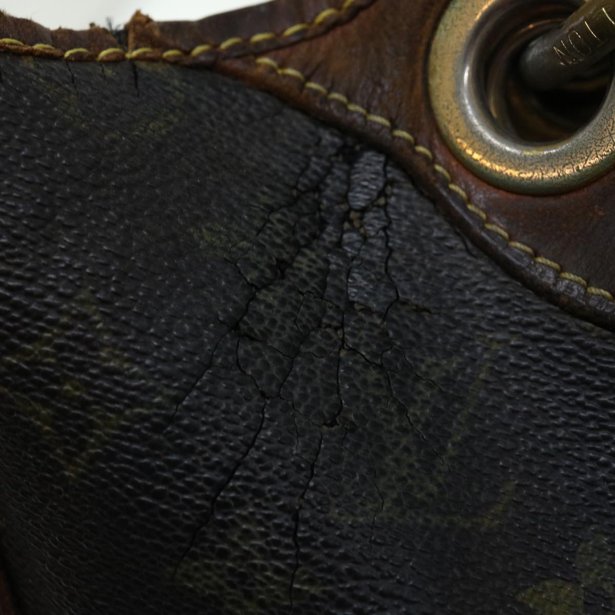 LOUIS VUITTON Monogram Galliera PM Shoulder Bag M56382 LV 66205