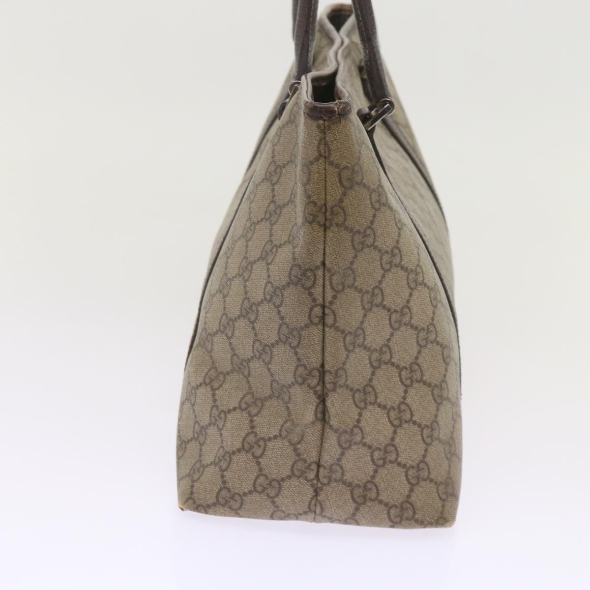 GUCCI GG Canvas Tote Bag PVC Beige  66223