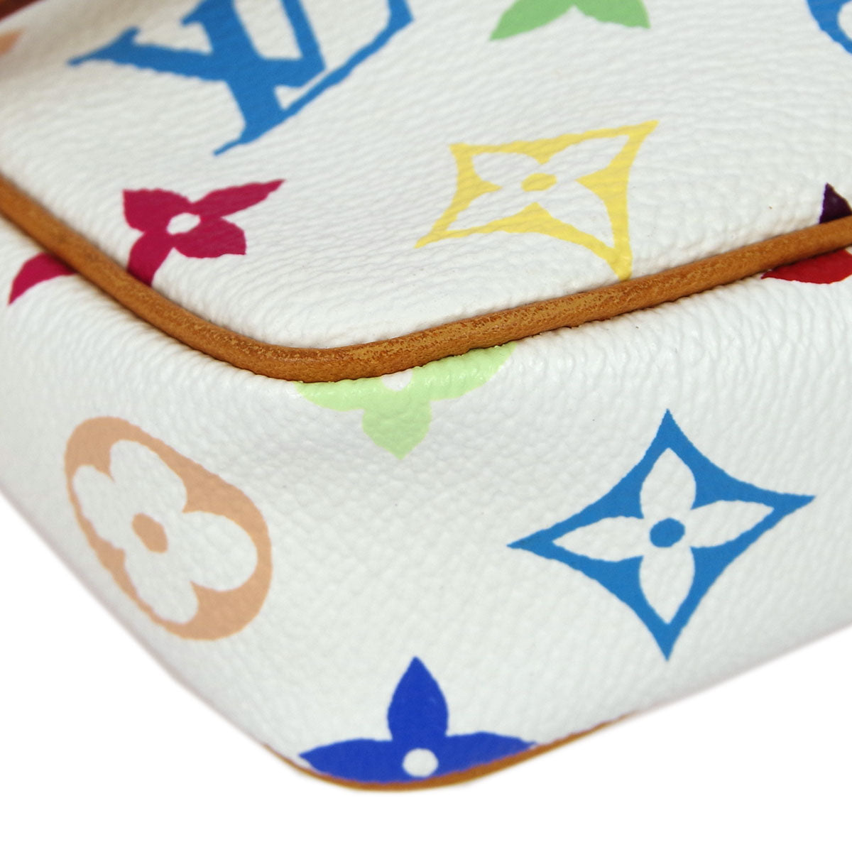Louis Vuitton White Multicolor Pochette Accessoires Handbag M92649