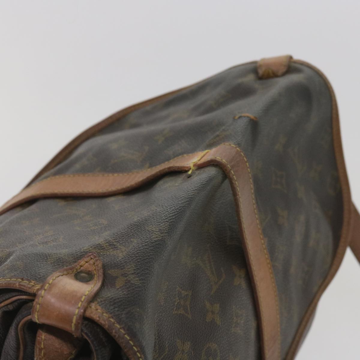 LOUIS VUITTON Monogram Saumur 35 Shoulder Bag M42254 LV 66289