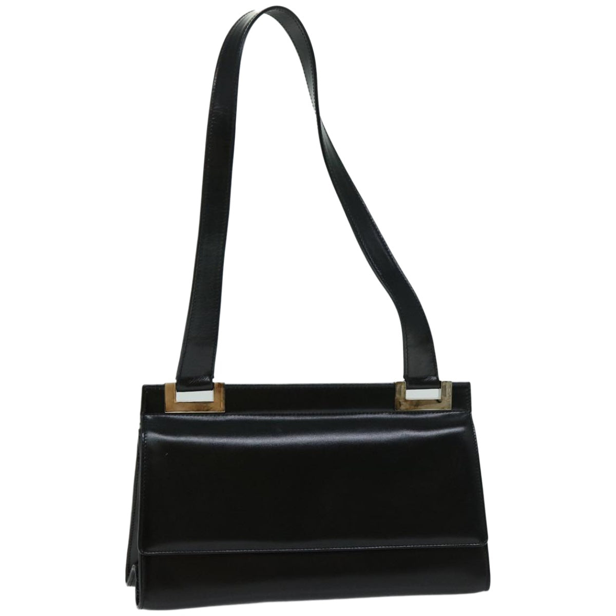 GUCCI Shoulder Bag Patent leather Black  66351