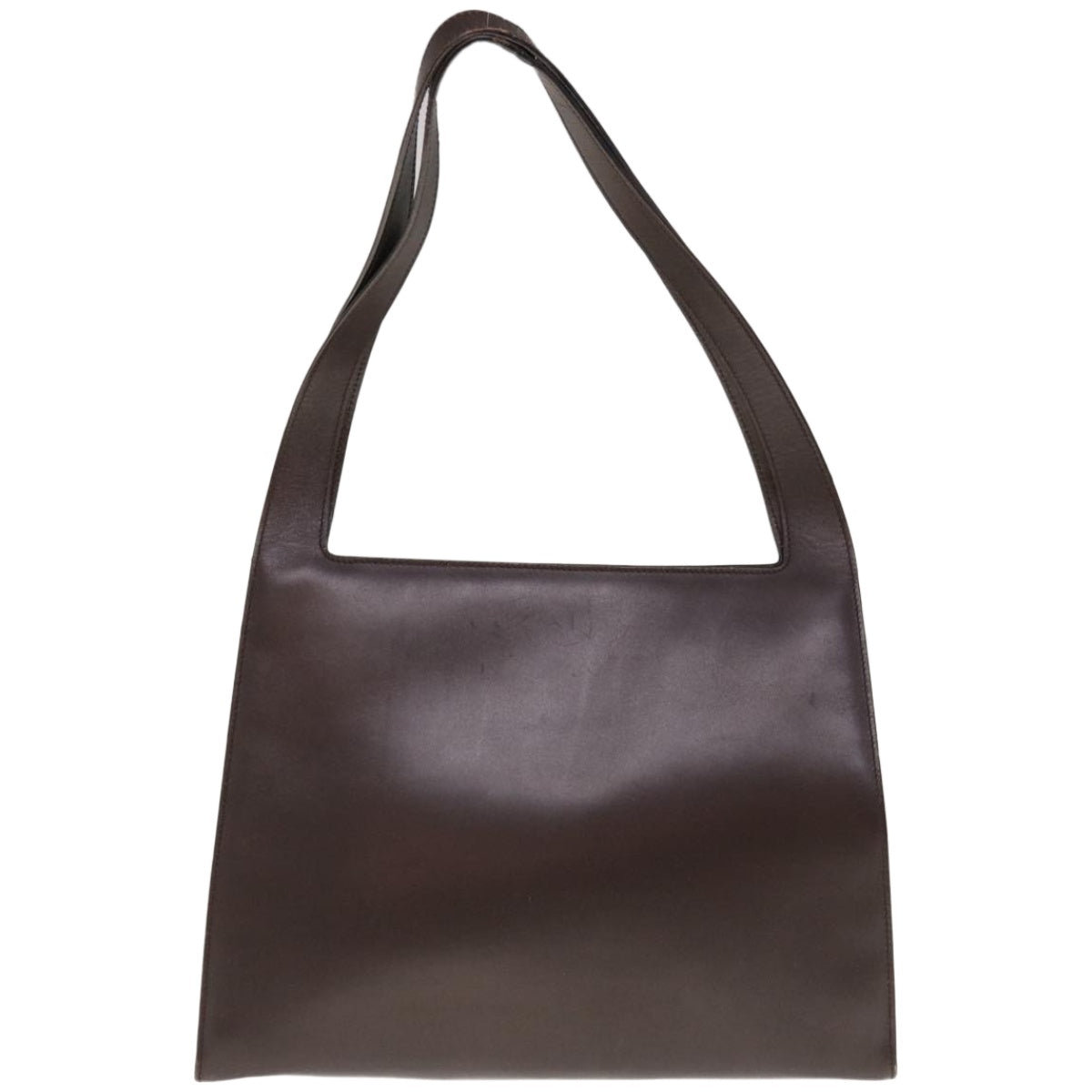 GUCCI Shoulder Bag Leather Brown  66357