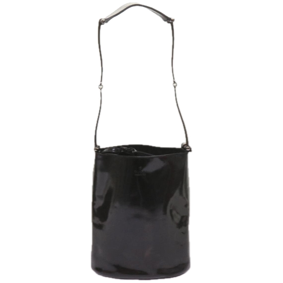 GUCCI Shoulder Bag Patent leather Black  66386
