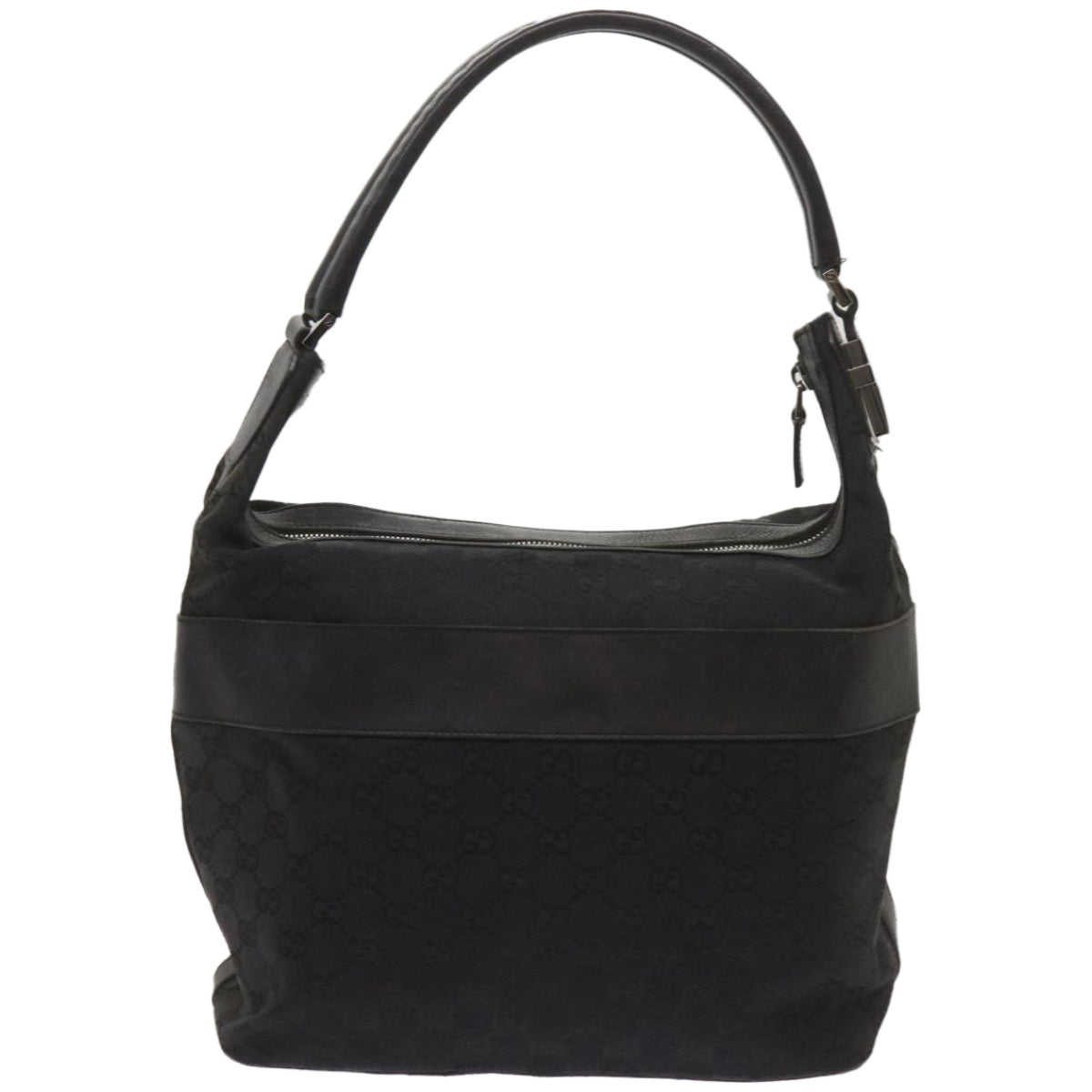 GUCCI GG Canvas Shoulder Bag Black 001 4298  66388