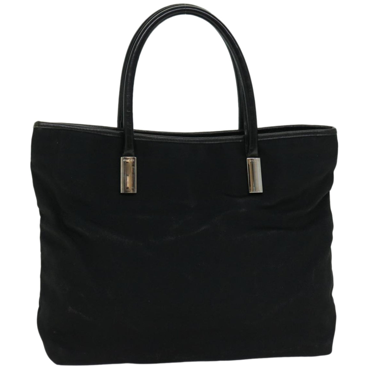 GUCCI Tote Bag Nylon Black 002 2123 0457  66389