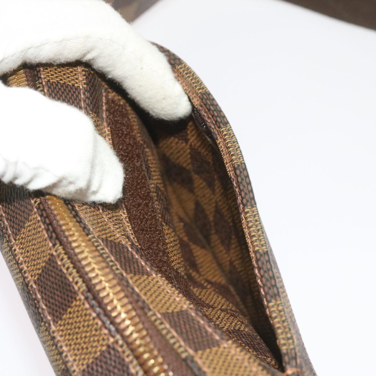 LOUIS VUITTON Damier Ebene Geronimos Shoulder Bag N51994 LV 66444