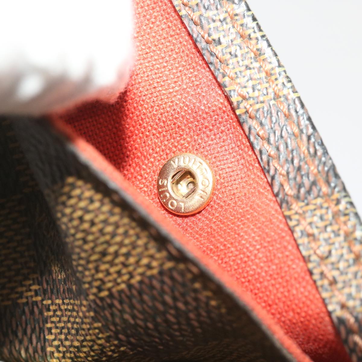 LOUIS VUITTON Damier Ebene Geronimos Shoulder Bag N51994 LV 66444
